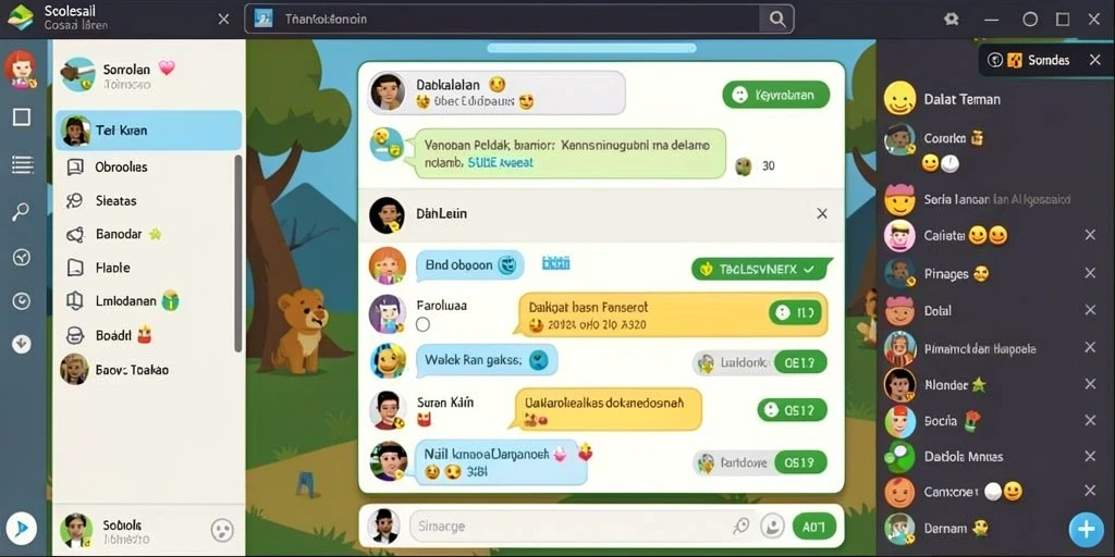Screenshot menampilkan karakter utama dalam aksi mendebarkan.