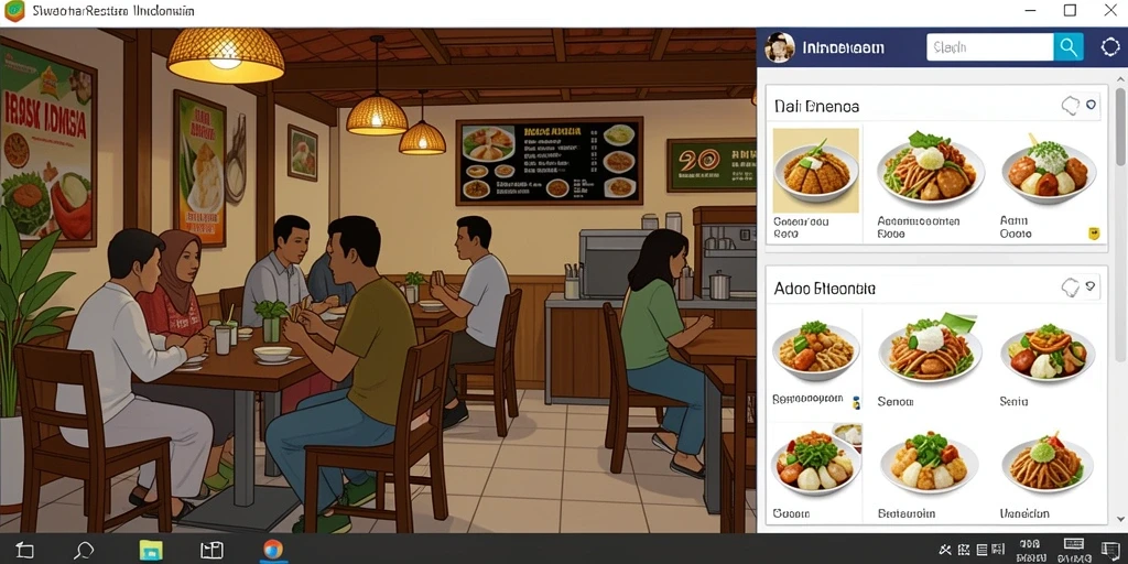 Tampilan antarmuka yang ramah pengguna.