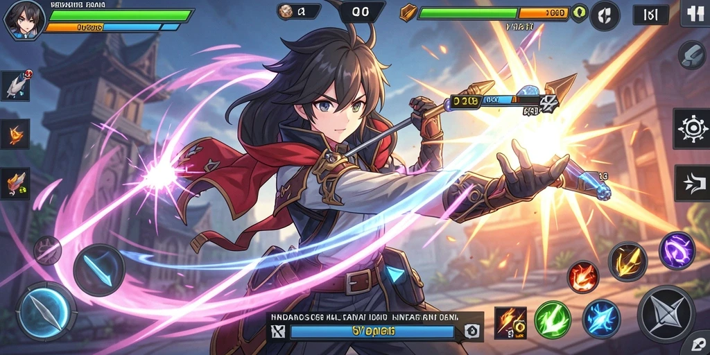 Tangkapan layar menampilkan gameplay yang dinamis.