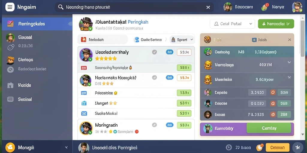 Tampilan antarmuka GOLTOGEL yang modern dan user-friendly.