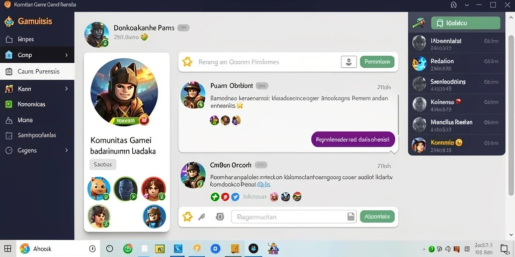 Tampilan antarmuka aplikasi OLX888 yang modern dan menarik.