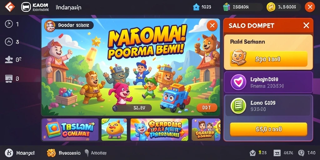 Tampilan antarmuka yang menarik dan user-friendly.