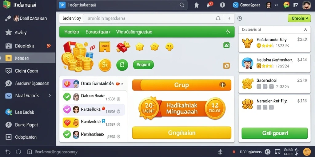 Tampilan antarmuka yang user-friendly dan menarik.