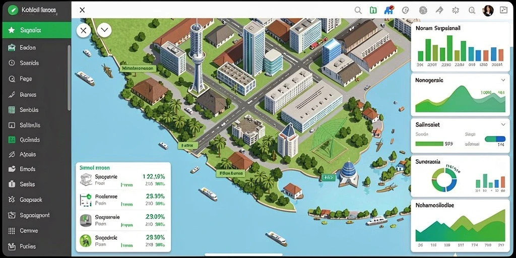 Screenshot menunjukkan antarmuka utama game RUMAHTOTO.