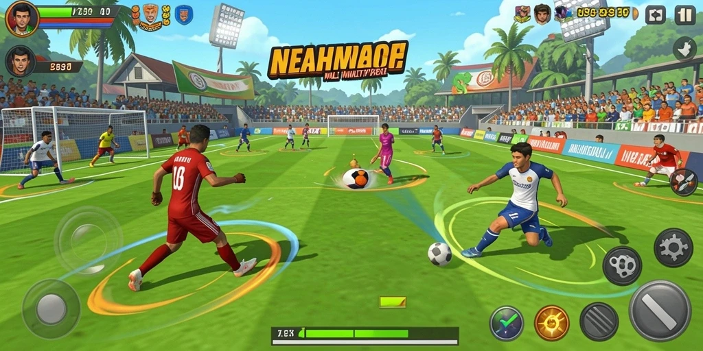 Screenshot tampilan menu utama SATU77.