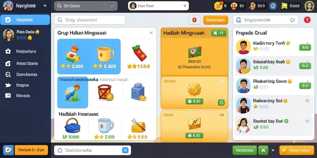 Tampilan antarmuka yang menarik dan mudah digunakan.