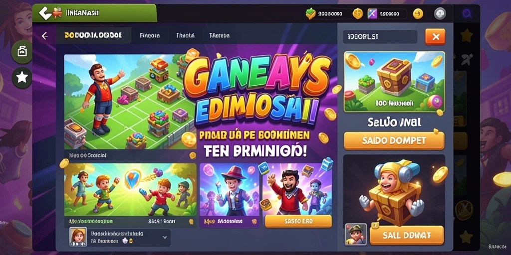 Tangkapan layar menampilkan aksi seru dalam game.